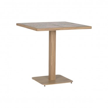 Mesa cuadrada Kalimera-Marrón