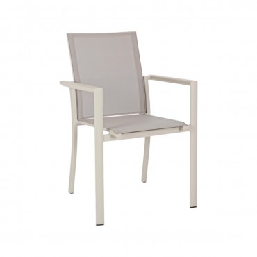 Silla Konnor exterior-Gris claro