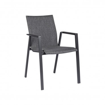 Silla Odeon exterior-Gris oscuro