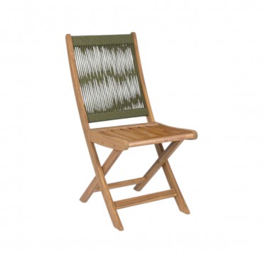 Silla plegable Danubio-Verde