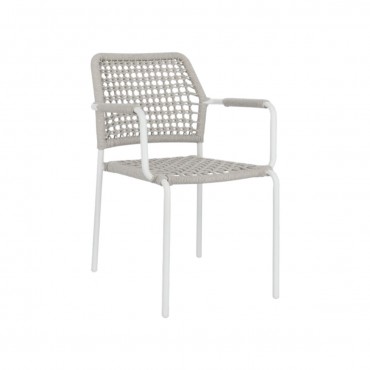 Silla Rajada exterior-Blanco