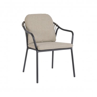 Silla Edvige exterior-Negro