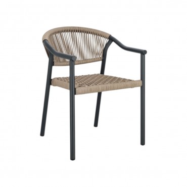 Silla Canarias exterior-Negro