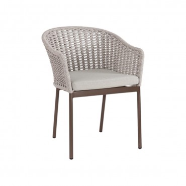 Silla Salines exterior-Marrón