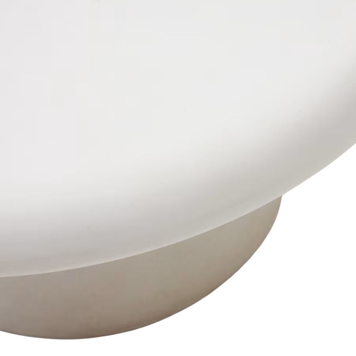 Mesa De Centro Redonda Para Sala Pé Metal Nala D04 Bali - Mpozenato