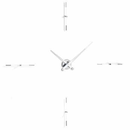 Reloj de pared moderno Merlín i Nomon Blanco