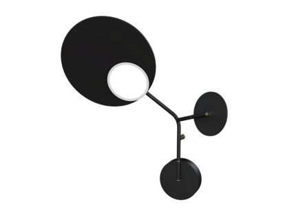 Lámpara de pared Ballon izquierda – Tunto-Negro