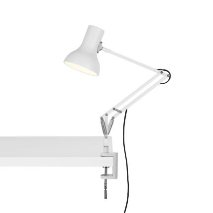 Lámpara Mini tipo 75 con abrazadera de escritorio - Anglepoise-Blanco