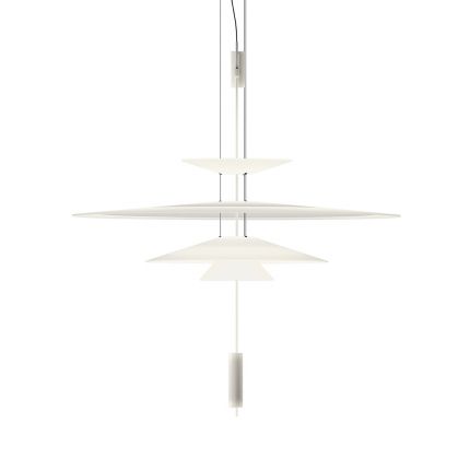 Lámpara de techo Flamingo ¡Estructura en aluminio! Blanco – Vibia