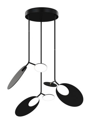 Lámpara de techo Ballon 3 unidades negro – Tunto