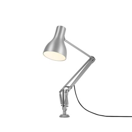 Lámpara tipo 75 con inserto de escritorio - Anglepoise-Plateado