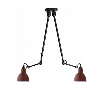 Lámpara de techo doble | Estilo clásico-Rojo