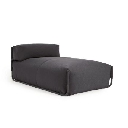 Puff chaiselongue exterior-Gris oscuro