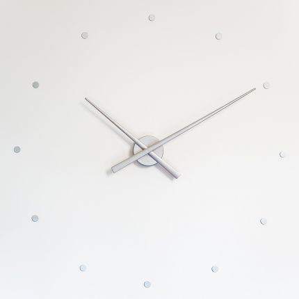 Reloj de pared OJ - Nomon-Plateado