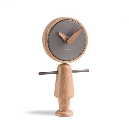Reloj mesa Nene Nomon madera roble