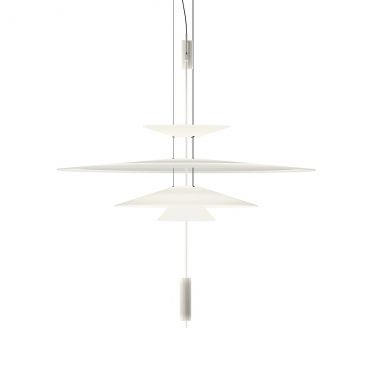 Lámpara de techo Flamingo ¡Estructura en aluminio! Blanco – Vibia