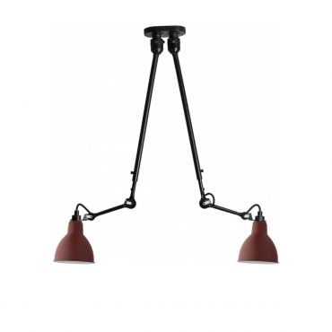 Lámpara de techo doble | Estilo clásico-Rojo
