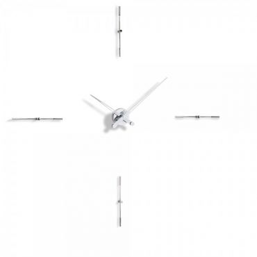 Reloj de pared moderno Merlín i NomonPlateado