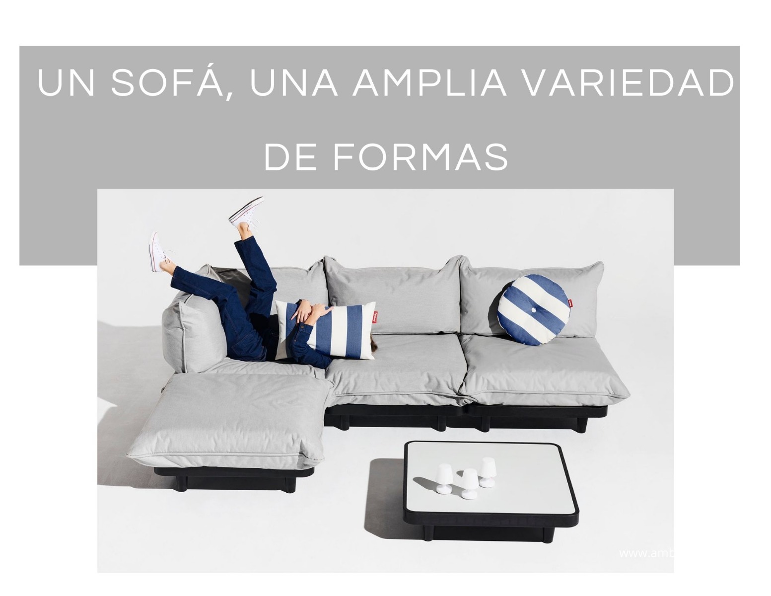Sofá modular exterior Paletti Fatboy